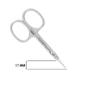 Ножницы для кутикулы Nippon Nippers, матовые, для левши, 90 мм NNS-03L
