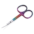 Ножницы для кутикулы Silver Star НСС 6 multicolor, длинные тонкие лезвия, цветное радужное покрытие	 НСС 6 multicolor