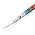 Ножницы для кутикулы Silver Star НСС 6 multicolor, длинные тонкие лезвия, цветное радужное покрытие	 НСС 6 multicolor