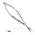 Ножницы-пинцет Metaleks,17мм RMS-18SM(CVD) - фото 539816