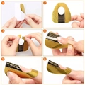 Одноразовые формы Soline Charms, широкие, золотые, 10 шт. sl/form-10h