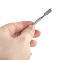 Палитра для размешивания красок из нержавеющей стали, mini silver MJ-TSB-01
