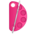 Палитра для размешивания красок из нержавеющей стали, standart pink MJ-TSB-40