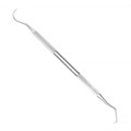 Педикюрная изогнутая игла из нержавеющей стали, двусторонняя, 16,5х0,52 см KQ-YY-02 - фото 541433
