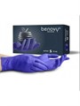 Перчатки Benovy нитриловые, цвет сиренево-голубой, размер M, 100 шт./уп. BMSG - фото 541625