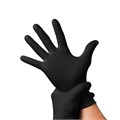 Перчатки витрил черные WALLY PLASTIC размер XL 100 шт./уп. WP270313 - фото 541790