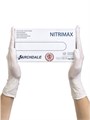 Перчатки нитриловые белые NitriMax, размер L, 100шт/упк NLB - фото 541818