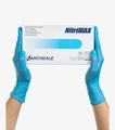 Перчатки нитриловые голубые NitriMax размер S, 1 пара nsg-p