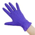Перчатки нитриловые фиолетовые NitriMax-Nitrile, размер L , 100шт/упк NLF - фото 541898