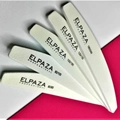 Пилка Elpaza Professional белая, форма - лодочка, абразивность 180/240 грит ep/1824WL