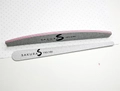 Пилка Sakura для искусственных ногтей серая, форма - полукруглая, абразивность - 100/180 грит spl002