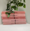 Пилка Sakura розовая, форма - прямая, абразивность 150/150 грит srp1515.