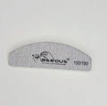 Пилка для ногтей Berous Zebra, полумесяц мини, 150/180 грит Ber1518(MZ)