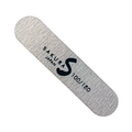 Пилка для ногтей Sakura серая, овальная деревянная, абразивность 100/180 грит (пачка 10 шт.) sod1/1