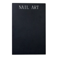 Планшет для демонстрации дизайна Nail Art, черная, магнитная, 26*17см + 10 шт держателей PLSETB