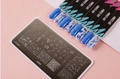 Пластина для стемпинга Go Stamp 049 Gagarin by @_moon_nails_ GS049PL