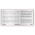 Пластина для стемпинга Go Stamp 059 Fonts-@co_at GS059PL