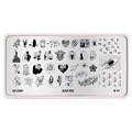 Пластина для стемпинга Go Stamp 127 Black Rose GS127PL