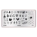 Пластина для стемпинга Go Stamp 127 Black Rose GS127PL
