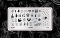 Пластина для стемпинга Go Stamp 127 Black Rose GS127PL