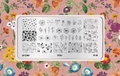 Пластина для стемпинга Go! Stamp 148 Petals GS148PL