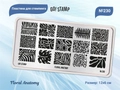 Пластина для стемпинга Go! Stamp 230 Floral Anatomy GS230PL