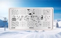 Пластина для стемпинга Go! Stamp 263 Courchevel GS263PL
