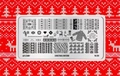 Пластина для стемпинга Go! Stamp 264 Christmas Uniform GS264PL