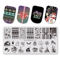 Пластина для стемпинга IRISK Зимняя 002 Beauty Big  Bang XL-031, 6х12 см П557-10-02