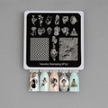 Пластина для стемпинга Swanky Stamping 117 маленькая, 6*6 см SS117