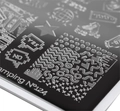 Пластина для стемпинга Swanky Stamping 124 маленькая, 6*6 см SS124