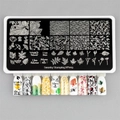 Пластина для стемпинга Swanky Stamping №09 (73) SS09