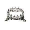Подставка для кистей Antique Silver, форма короны NBHB-06S - фото 545735