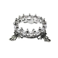 Подставка для кистей Antique Silver, форма короны NBHB-06S