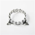 Подставка для кистей Antique Silver, форма короны NBHB-06S - фото 545737