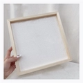 Подставка настольная/поднос, дерево, 30*30*2 см YJ/dvpodk