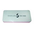 Полировщик Sakura мятный, прямоугольный, 400/4000 spo40400 - фото 546354