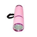 Портативный UV LED фонарик для полимеризации материала (розовый) uvfon-p
