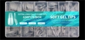 Прозрачные гелевые типсы Soft Gel Tips №2 балерина, 600 шт (12 размеров) SGT12-02