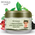 Пузырьковая грязевая маска для лица BIOAQUA Little Black Pig Bubble mask mud, 100 г BQY0511 - фото 546927