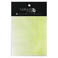 Силиконовые наклейки Vogue Nails, желтые vg/sn09 - фото 547852