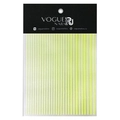 Силиконовые наклейки Vogue Nails, желтые vg/sn09