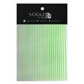 Силиконовые наклейки Vogue Nails, зеленые vg/sn011 - фото 547855