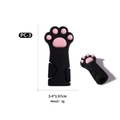 Силиконовый защитный колпачок для маникюрных инструментов Cat paw black PC-3