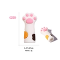 Силиконовый защитный колпачок для маникюрных инструментов Cat paw white PC-2