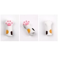 Силиконовый защитный колпачок для маникюрных инструментов Cat paw white PC-2