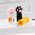 Силиконовый защитный колпачок для маникюрных инструментов Cat paw yellow PC-1