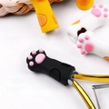 Силиконовый защитный колпачок для маникюрных инструментов Cat paw yellow PC-1