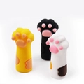 Силиконовый защитный колпачок для маникюрных инструментов Cat paw yellow PC-1