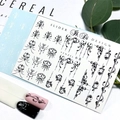 Слайдер дизайн VENZEL 6 WHITE, IBDI Nails id/VENZ6